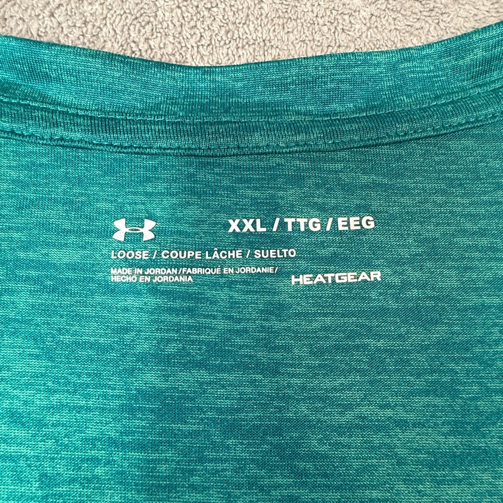 Under Armour Women's Short Sleeve Teal Tee - Picture 2 of 5